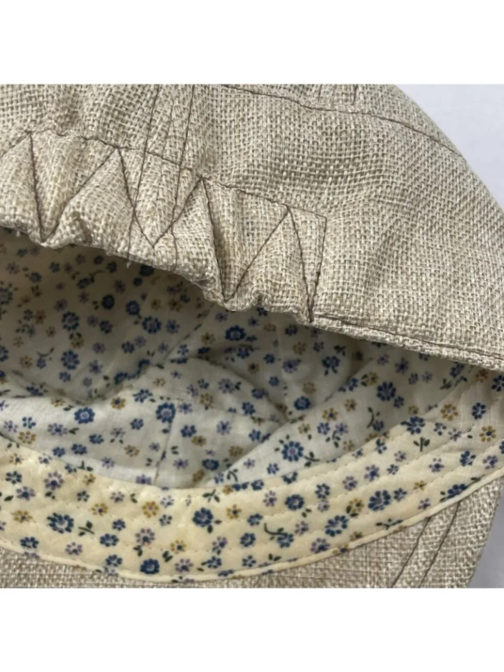 Pistil Cadet Hat Cap Women’s OS Natural Oatmeal Beige Military Newsboy Polyester